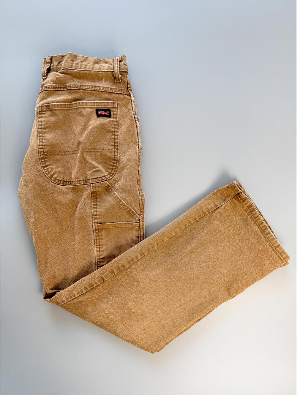 Dickies Carpenter Pants, Brown Workwear Pants, Distressed Dickies, Utility Pants
